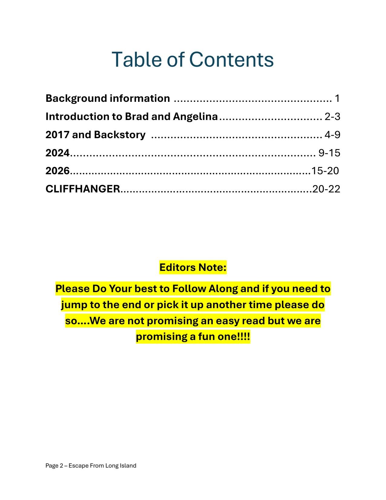 Escape From Long Island, page 3