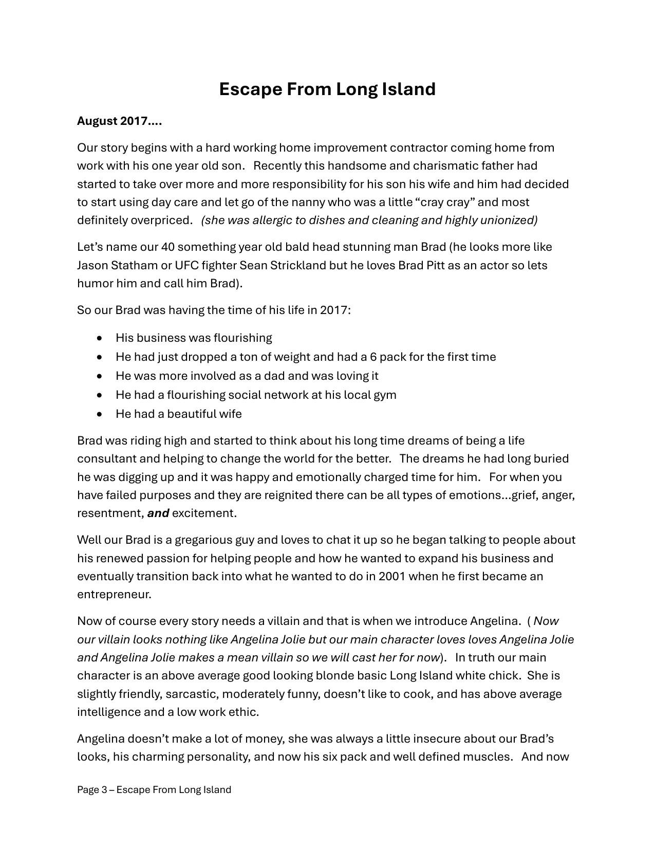 Escape From Long Island, page 4