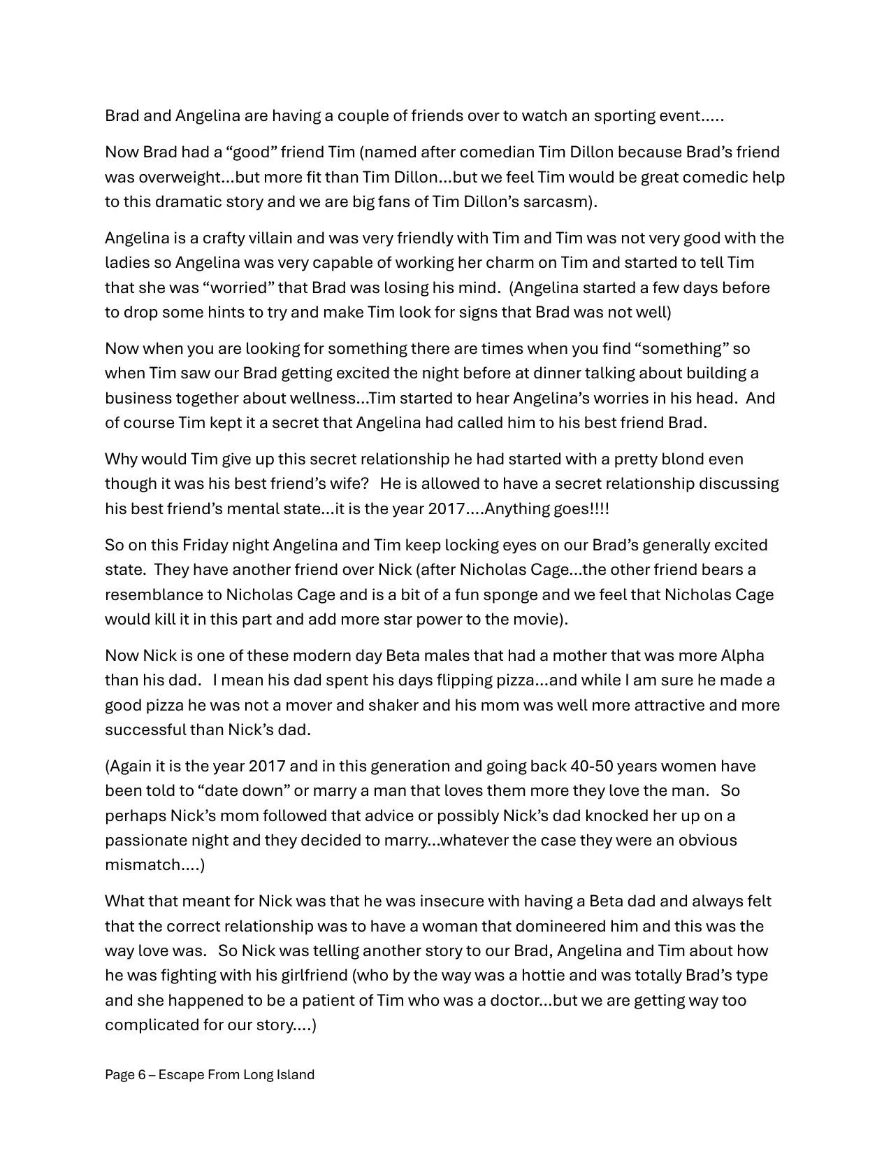 Escape From Long Island, page 7