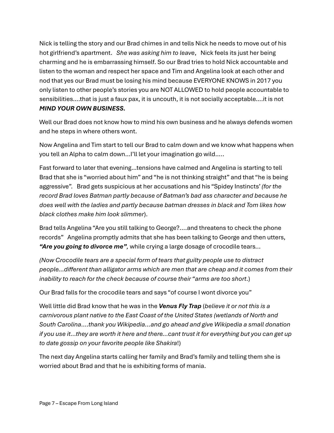 Escape From Long Island, page 8