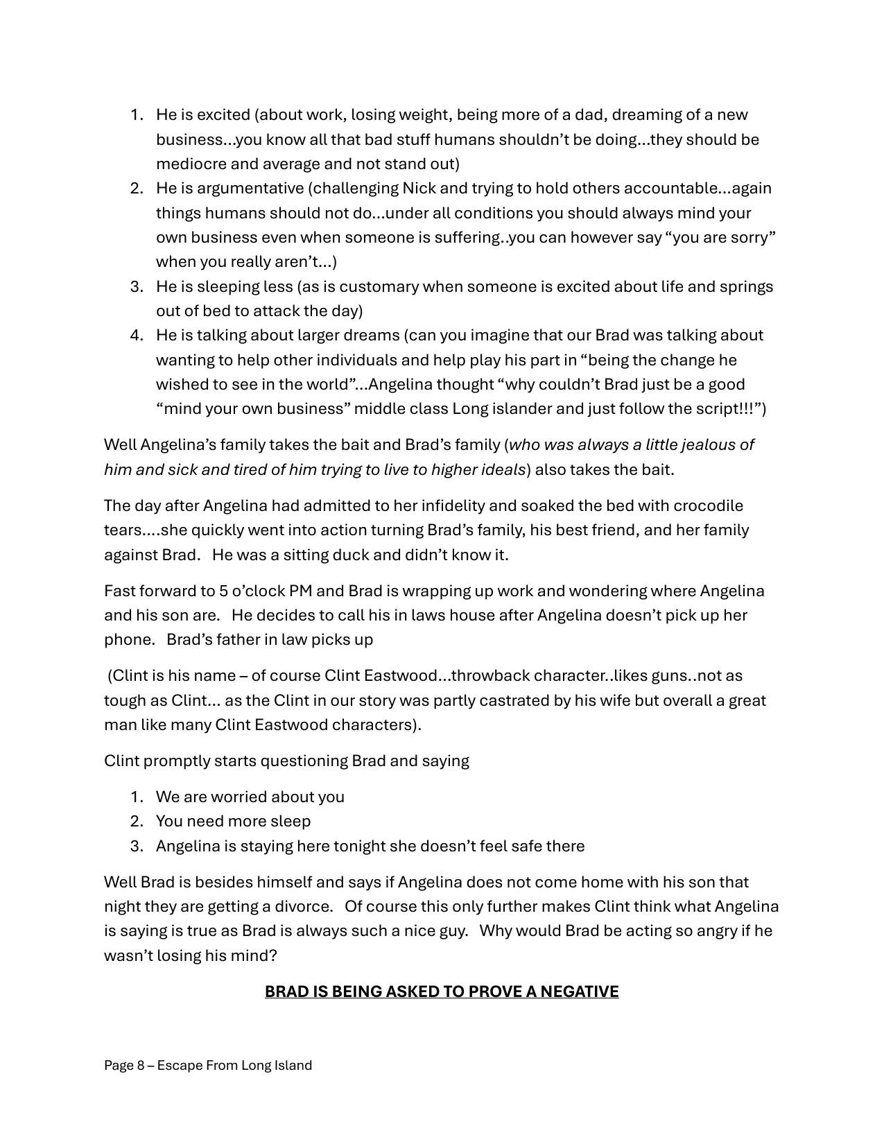 Escape From Long Island, page 9