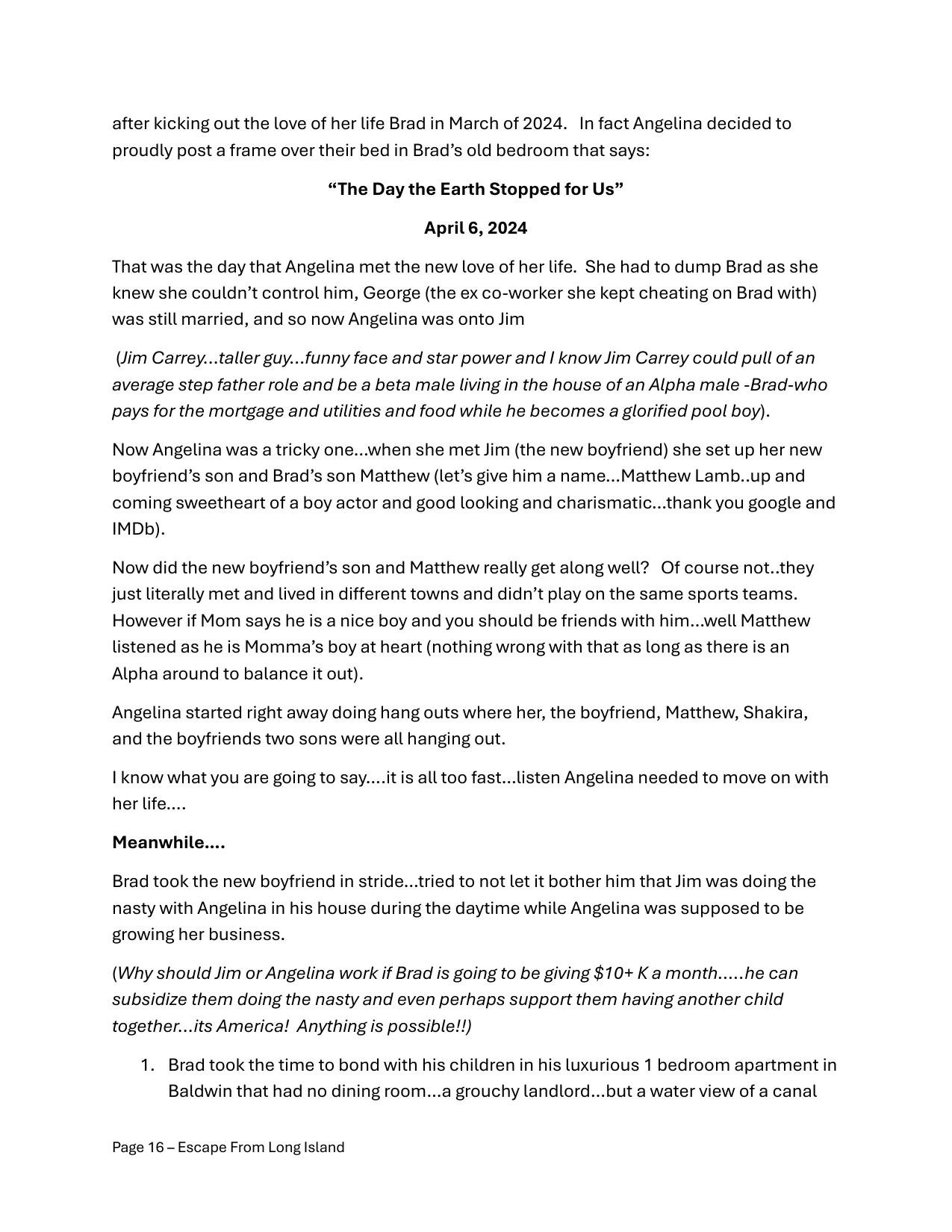 Escape From Long Island, page 17