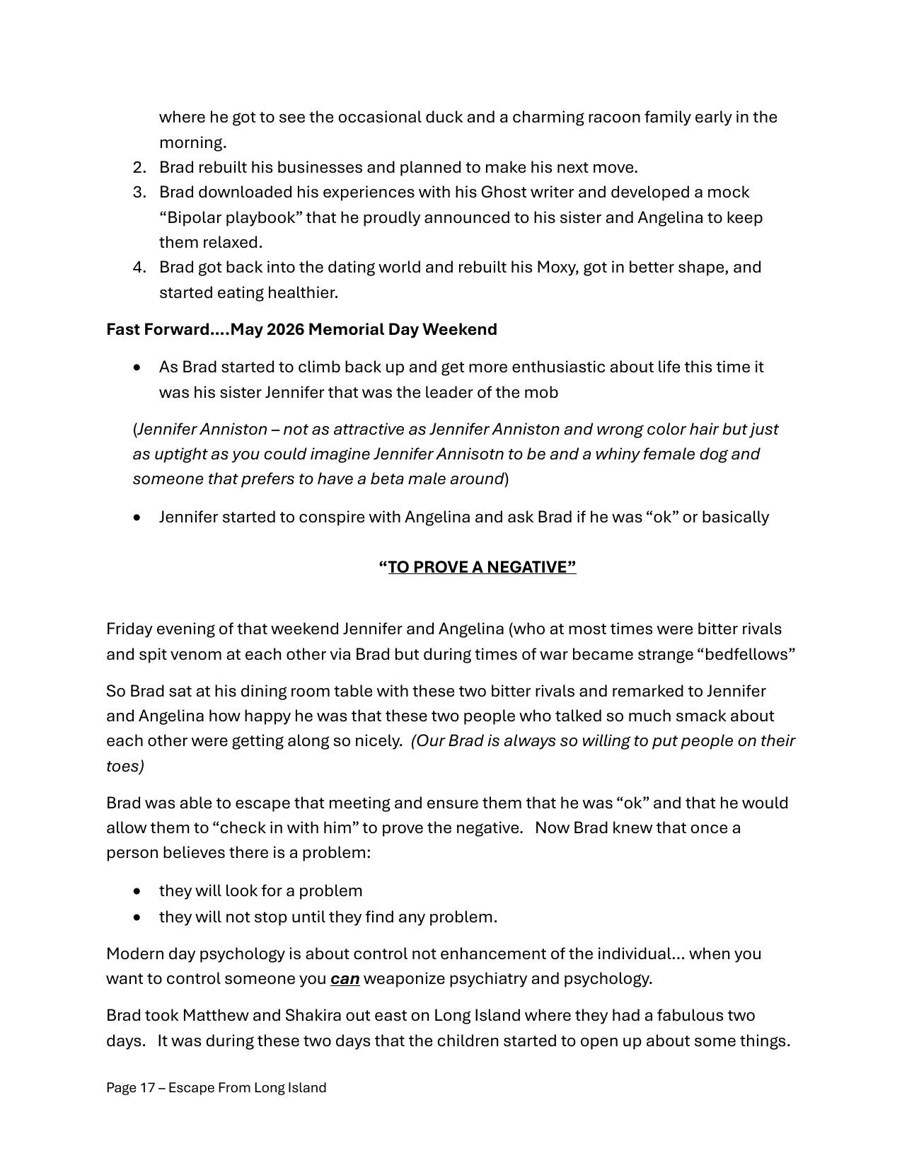 Escape From Long Island, page 18